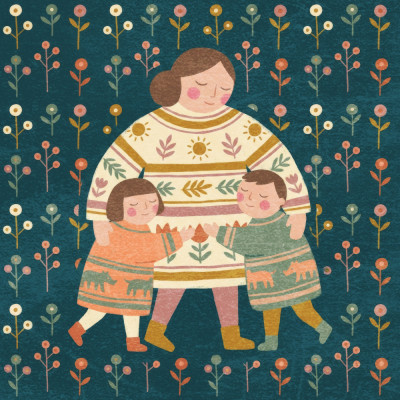 Loving Family Embrace