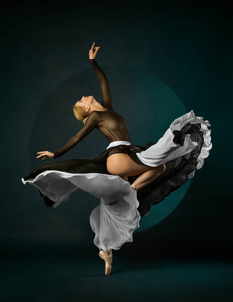 Ballerina In Motion by Kieran O Mahony AIPF — canvas wall art