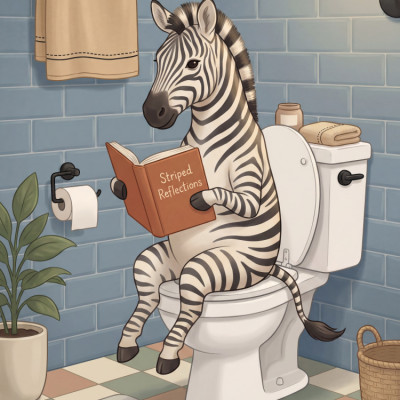 Toilet Zebra