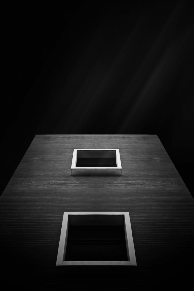Skyward Square Windows by bonifasius wahyu adi f — canvas wall art