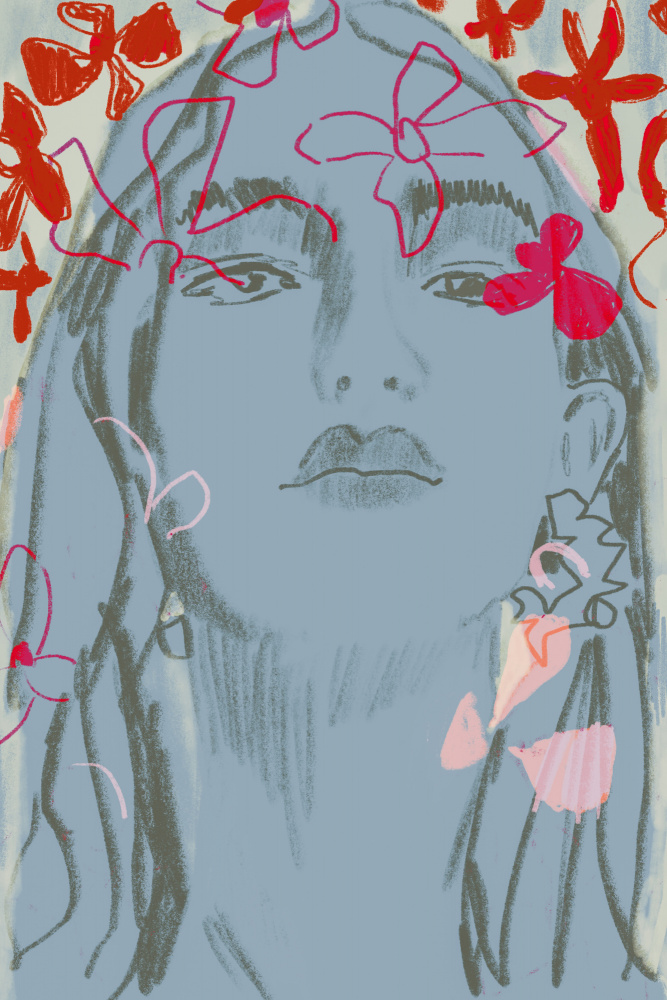 Portrait No.18 by Beate Tubach — canvas wall art