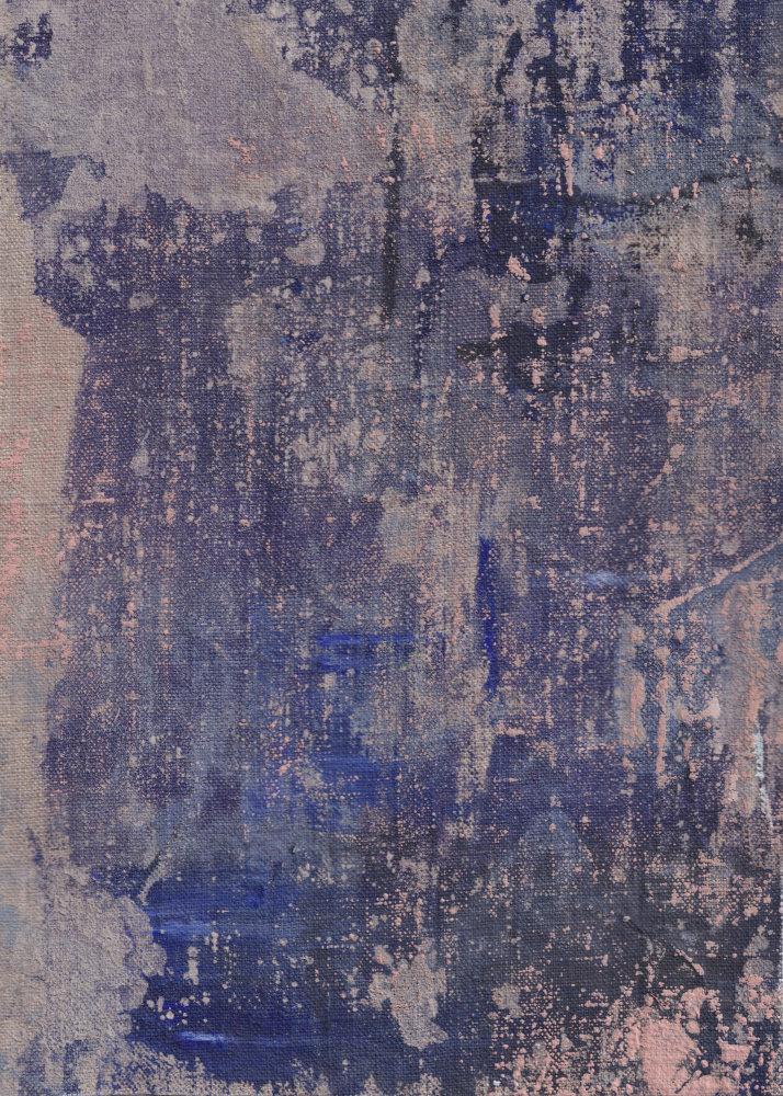 Deep Blue Abstraction by Maira Ribena — canvas wall art