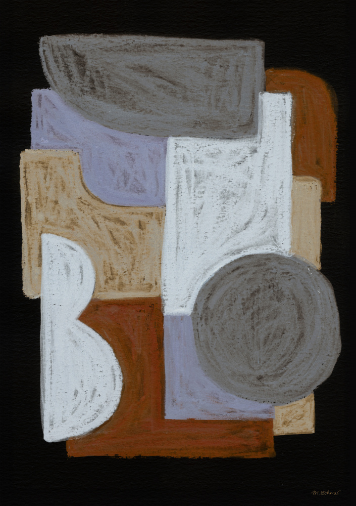 Chalks and Shapes 5 by Mareike Böhmer — canvas wall art