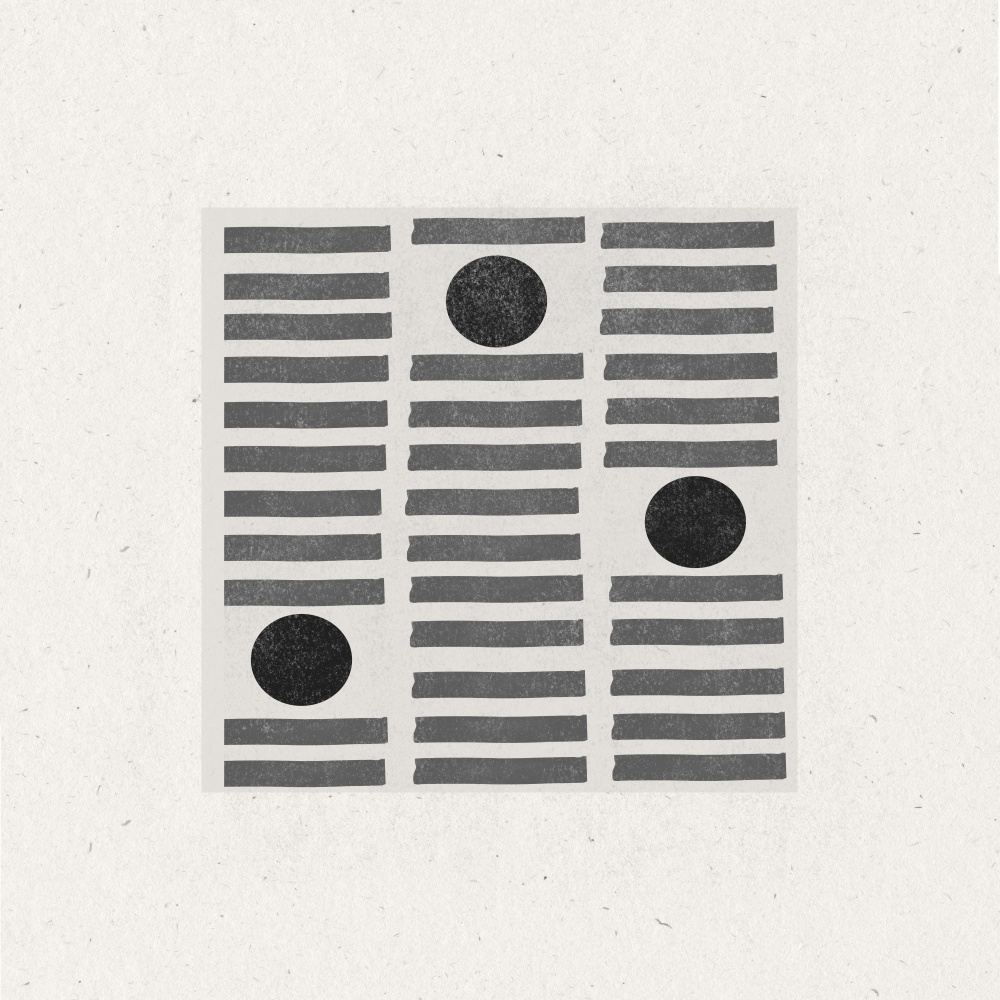 Lines and Circles by THE MIUUS STUDIO — canvas wall art