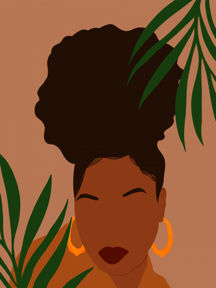 Top Bun by Carelle N'guessan — canvas wall art