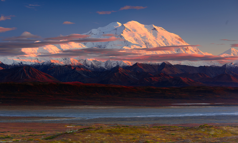 Majestic Denali Sunset by Roberto Marchegiani — canvas wall art