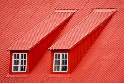 Reykjavík Red Roof Windows by Carolina Garcia-Paris