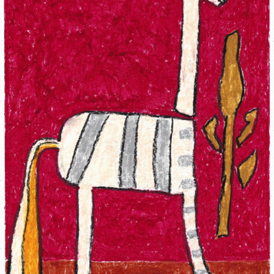 Whimsical Striped Creature