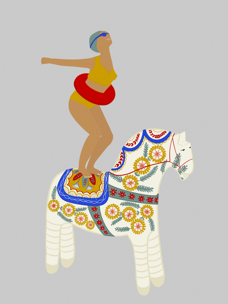 Little Pony by Jota de jai — canvas wall art