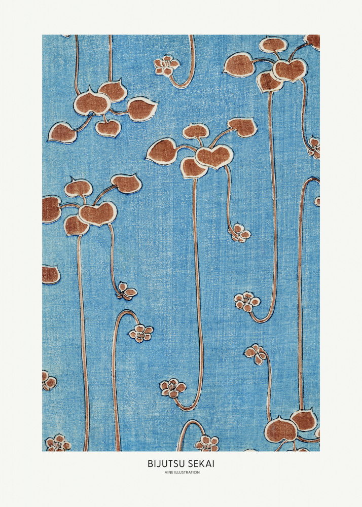 Vine Illustration by Bijutsu Sekai — canvas wall art