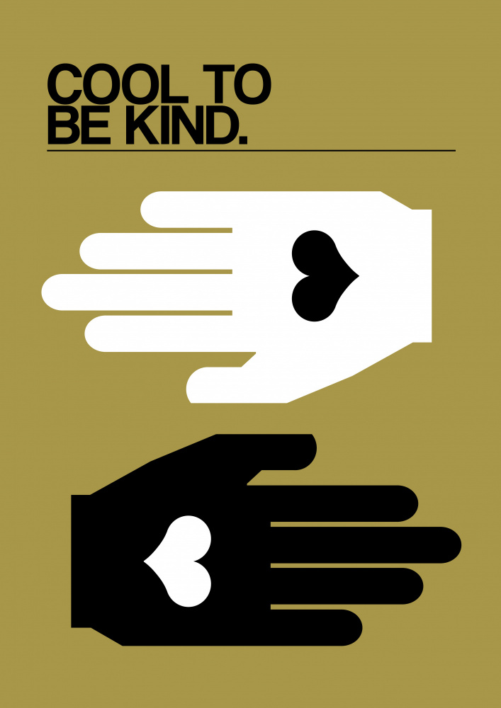 Cool To Be Kind by Frances Collett — canvas wall art