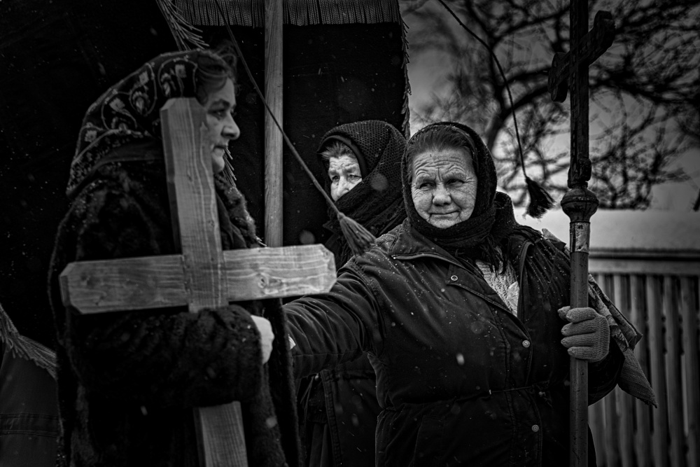 Women Of Faith by mihai ian nedelcu — canvas wall art