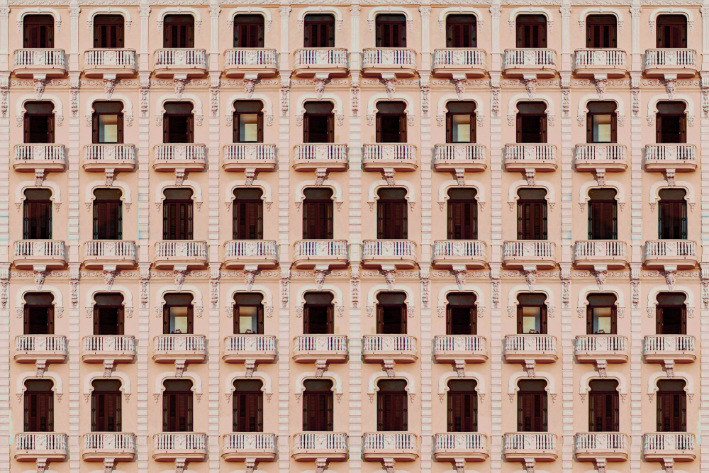 Ornate Building Facade by Miro Susta — canvas wall art
