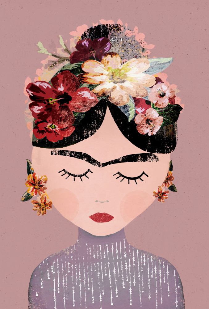 Floral Serenity by Treechild — canvas wall art