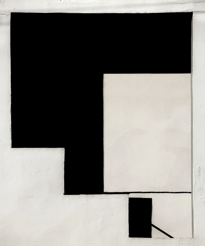 Black And White Geometric by Anna Niemiec — canvas wall art