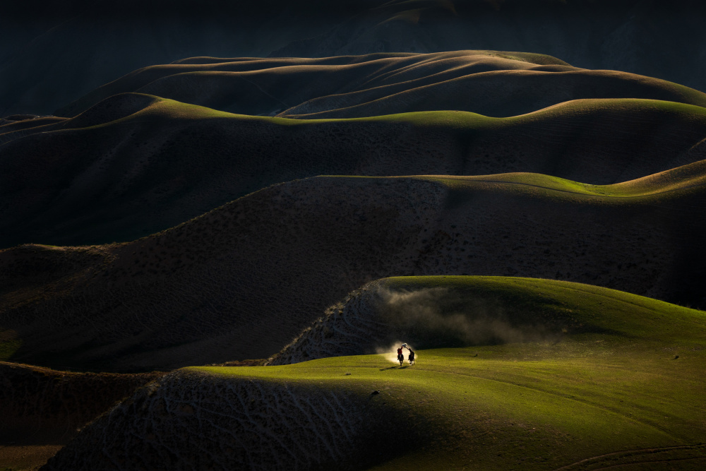 Twilight Hills Romance by Dennis Zhang — canvas wall art