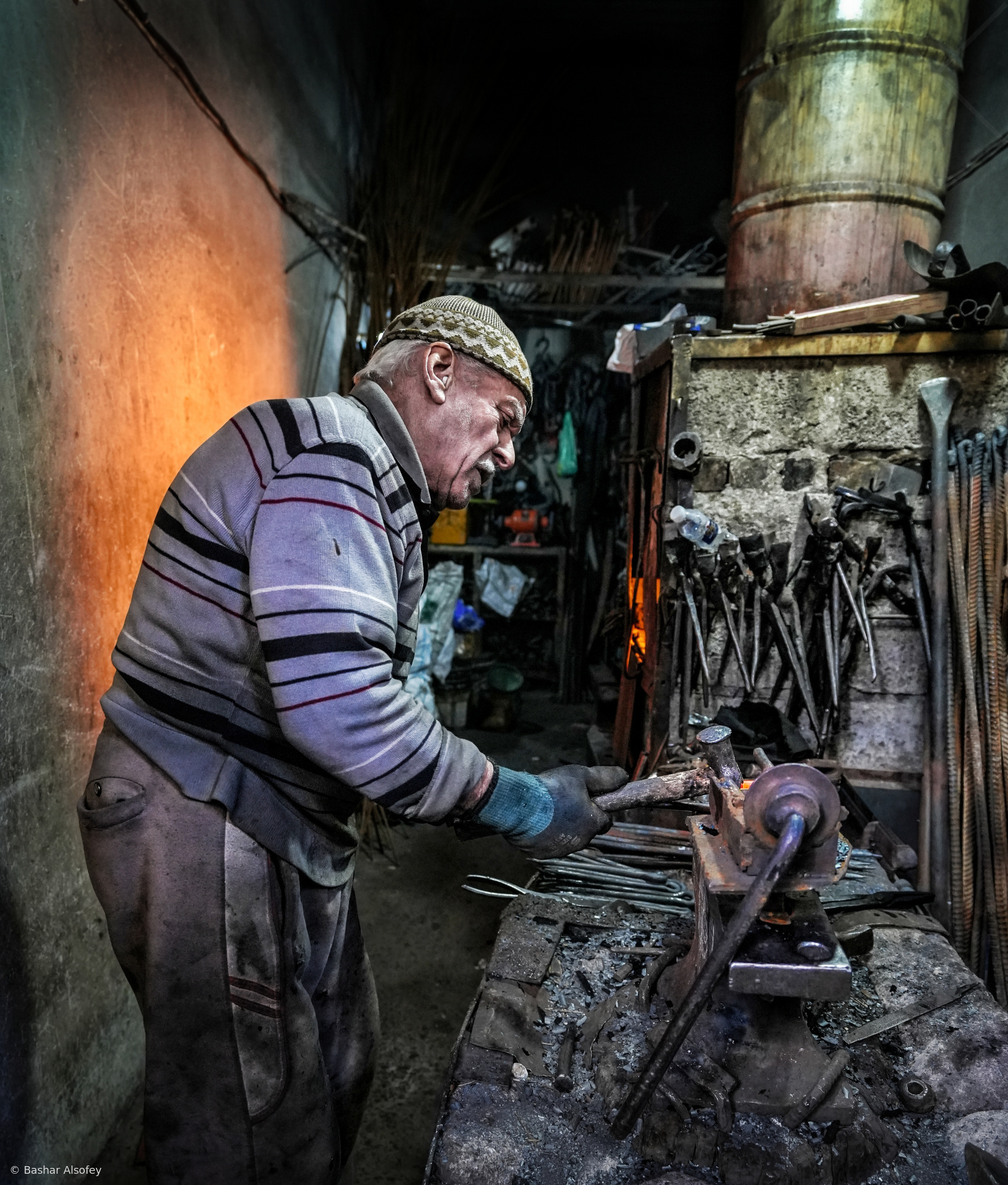 Traditional blacksmithing