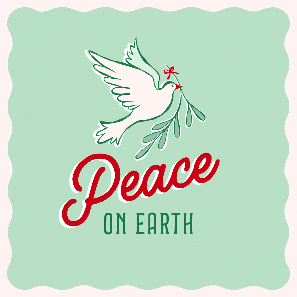Peaceful Dove On Earth by Dominique Vari — canvas wall art