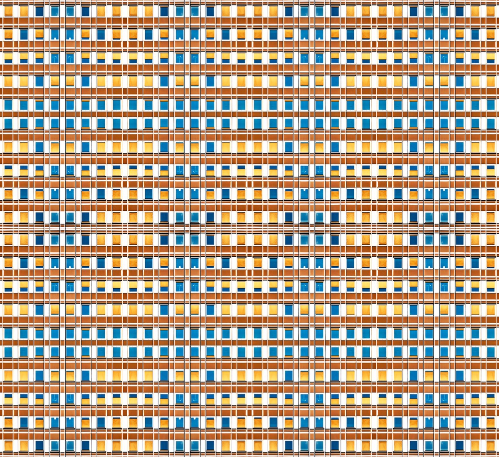 Geometric Building Facade by Philippe-M — canvas wall art